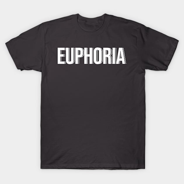 Euphoria White V31 T-Shirt by vectorhelowpal